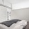 a bed in a room